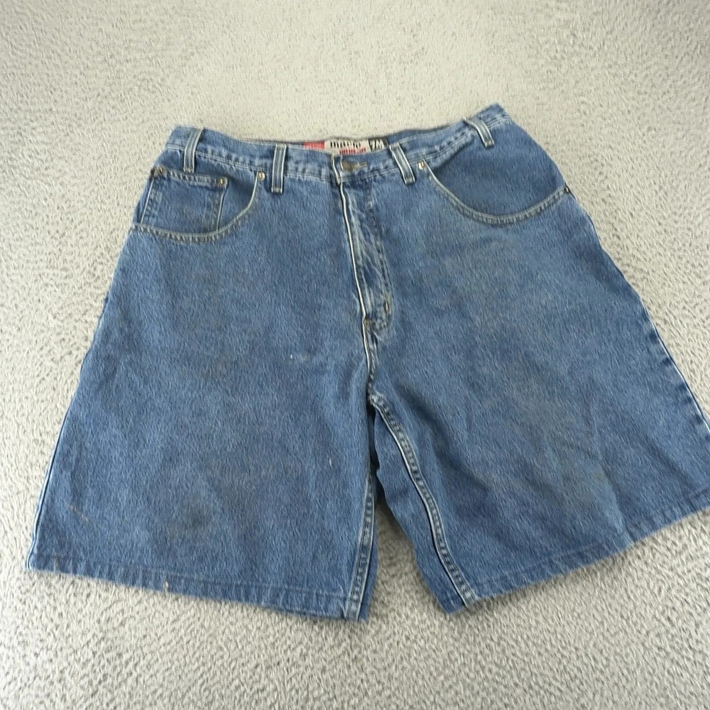 Bugle Boy Shorts Mens 36 Blue Denim Vintage 7m Marco Oversized Baggy 90s Skater